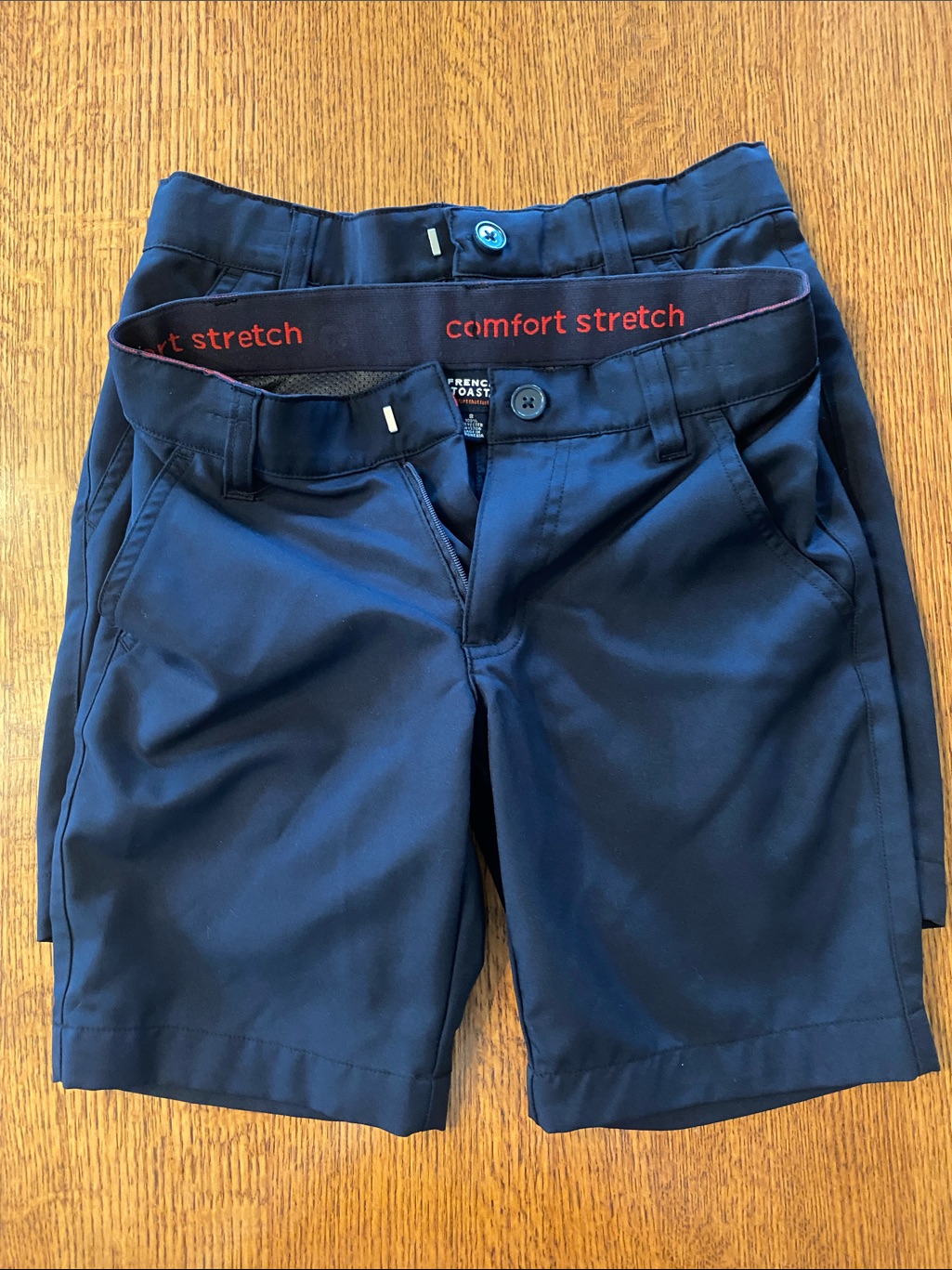 French Toast Comfort Stretch Navy Shorts